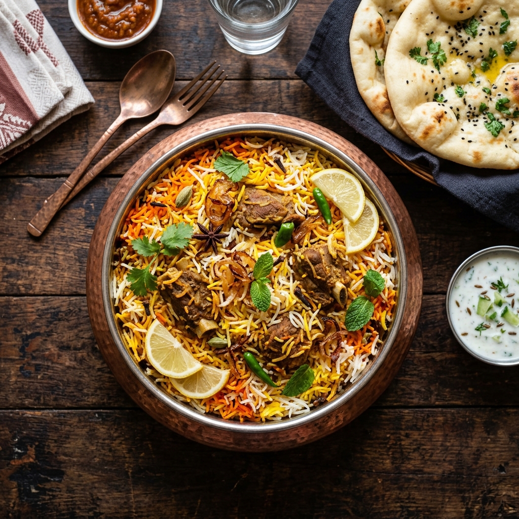 Traditional Pakistani Biryani